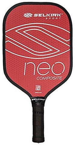 Selkirk NEO Composite Pickleball Paddle - USAPA Approved - PowerCore Polymer Core - Composite Surface - EdgeSentry Protection - ThinGrip Handle - Pickleball Racket/Racquet. (Red)