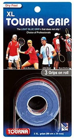 Tourna Grip XL Original Dry Feel Tennis Grip - 3 Pack