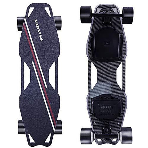 D5X-Plus Electric Skateboard with Wireless Remote,25 MPH Top Speed Longboard,900W Dual Motor,Replaceable PU Tyre,APP Control Bulit-in LED Lights