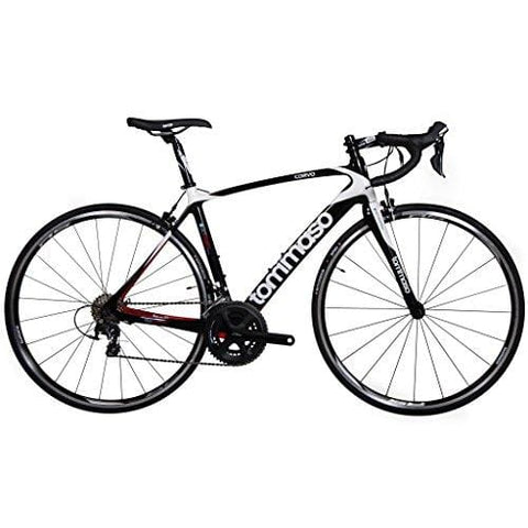 Tommaso Corvo Carbon Fiber Endurance Road Bike, Shimano 105, Shimano RS10 Wheels - Small