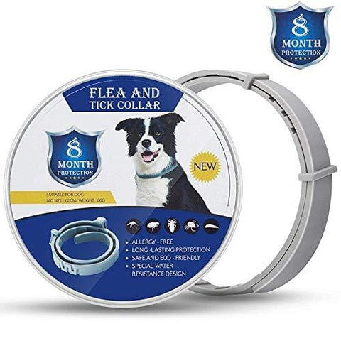 Xawy Flea & Tick Collar for Large & Small Dogs Hypoallergenic & Waterproof Tick Prevention & Flea Control Dog Collar for 8 Months of Protection