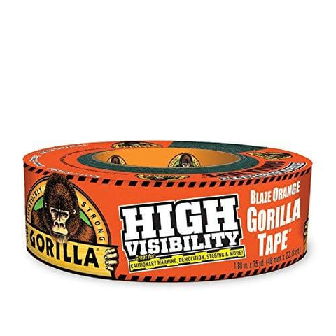 Gorilla Tape, High Visibility Duct Tape, 1.88" x 35 yd, Blaze Orange, (Pack of 1) [product _type] Gorilla - Ultra Pickleball - The Pickleball Paddle MegaStore