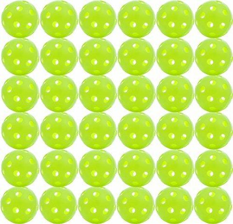 JUGS SPORTS Pickleballs - Jugs Lime Green Indoor Balls - 36 Pack