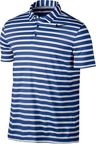 Nike Breathe Strip Golf Polo 2017 Game Royal/Black Large