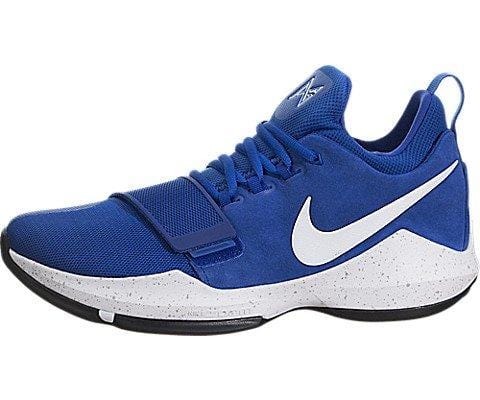 Nike Men's PG1 Basketball Sneakers Blue White Size 10.5 D (US)