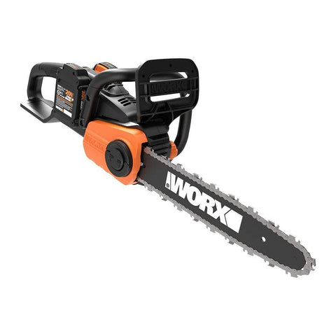 WORX WG384 40V Power Share 14" Cordless Chainsaw w/ Auto-Tension (2x20V Batteries)