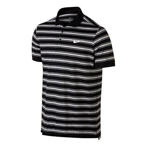 Nike Mens Court Dri-Fit Polo, L, Black