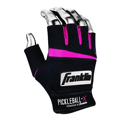 Franklin Sports Pickleball Glove - Right Hand - Women - Large - Black/Pink [product _type] Franklin Sports - Ultra Pickleball - The Pickleball Paddle MegaStore