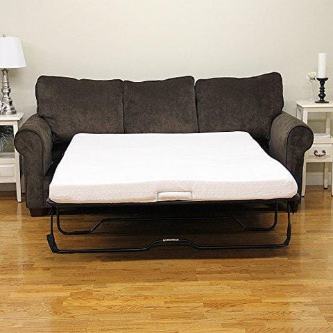 Classic Brands 4.5-Inch Memory Foam Replacement Mattress for Sleeper Sofa Bed, Full