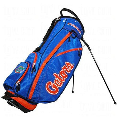 Team Golf NCAA Florida Gators Fairway Golf Stand Bag, Lightweight, 14-way Top, Spring Action Stand, Insulated Cooler Pocket, Padded Strap, Umbrella Holder & Removable Rain Hood