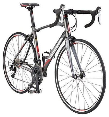 Schwinn Fastback 1 Performance Road Bike for Intermediate to Advanced Riders, Featuring 48cm/Small Aluminum Frame, Carbon Fiber Fork, Shimano 105 22-Speed Drivetrain, and 700c Wheels, Grey
