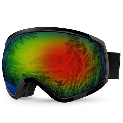 AKASO Ski Goggles, Snowboard Goggles - Anti-Fog, 100% UV Protection, Double-Layer Spherical Lenses, Helmet Compatible Snow Goggles for Men, Women & Youth (Explore Oregon Special Edition)