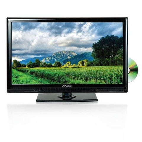 Axess 15.6-Inch LED HDTV, Includes AC/DC TV, DVD Player, HDMI/SD/USB Inputs, TVD1801-15
