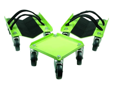 KASTFORCE KF2014 Snowmobile Dolly Heavy Duty 1500Lbs V-Slide with Rubber Pad Protecting Skis and 2 Pairs of Heavy Duty Straps Firmly Attaching on Skis, Sled Dolly, Snowmobiling