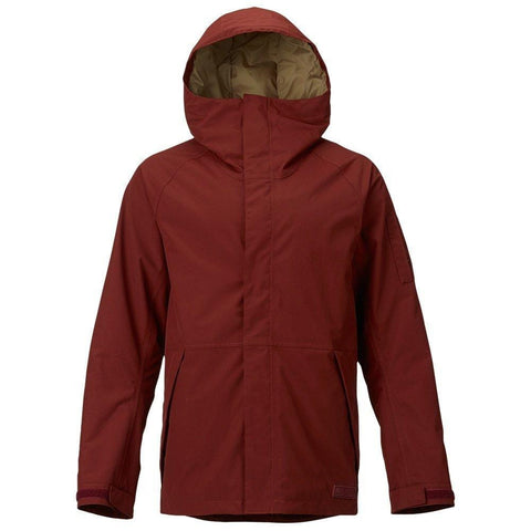 Burton Hilltop Snowboard Jacket Small Fired Brick
