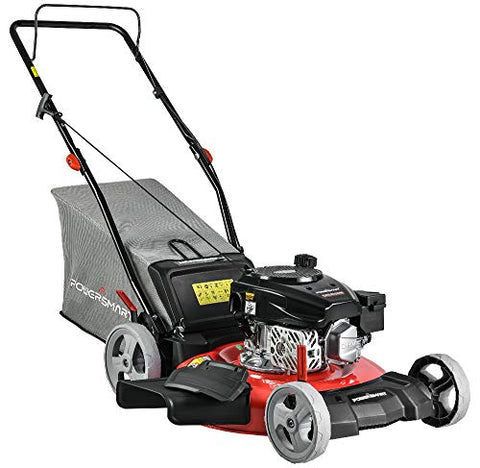 PowerSmart DB2321PR Gas Powered 170cc Engine Push Lawn Mower with Bag (DB2321PR)