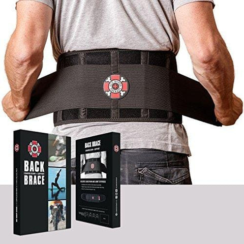 Old Bones Therapy Back Brace - Immediate Pain Relief for Lower Back Pain - Adjustable Back Support Belt with Reinforced Lumbar Support for Men & Women (Back Brace, L/XL)