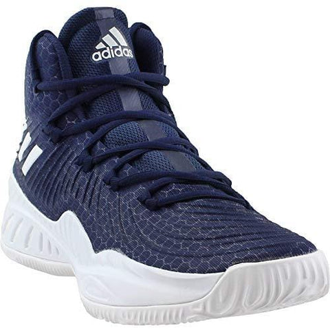 adidas Crazy Explosive 2017 NBA/NCAA Shoe - Men's Basketball 13.5 Dark Navy/White