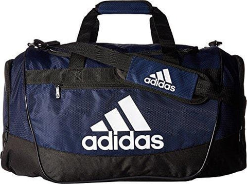 adidas Defender III medium duffel Bag, Collegiate Blue/Black/White, One Size