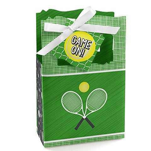 You Got Served - Tennis - Baby Shower or Tennis Ball Birthday Party Favor Boxes - Set of 12