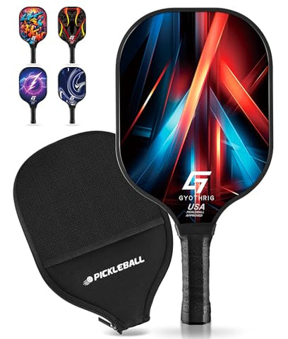 Pickleball Paddles Set Gifts for Men, UASPA Approved Fiberglass Pickle Balls Paddle Sets with Cover for Beginners Professional Anti-Slip Grip Outdoor Indoor Racquet Rackets Equipment Accessories