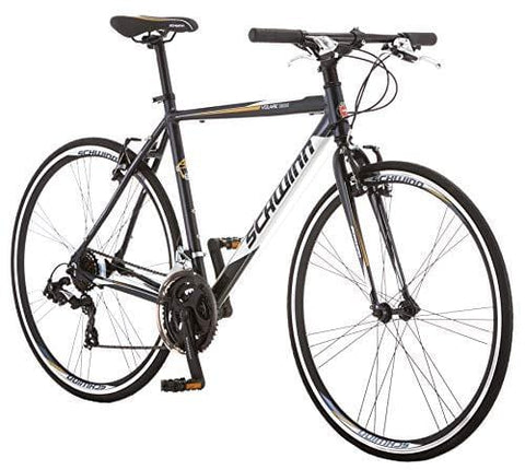 Schwinn Volare 1200 Road Bike, 700c/28 inch wheel size, Grey Gray, fitness bicycle, 53cm/Medium Frame Size
