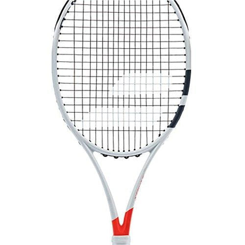 Babolat 2017 Pure Strike 16x19 Orange/White Tennis Racquet (4 3/8" Grip) Strung with Natural Color String (A True Player's Stick)