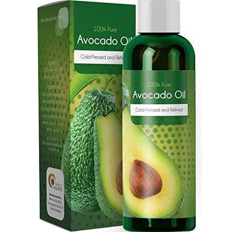 Pure Avocado Oil Natural Moisturizer for Face and Body Anti Aging Skin Care and Hair Care Treatment for Dry Skin and Dull Hair with Nourishing Fatty Acids for Soft Supple Skin and Thick Glossy Hair