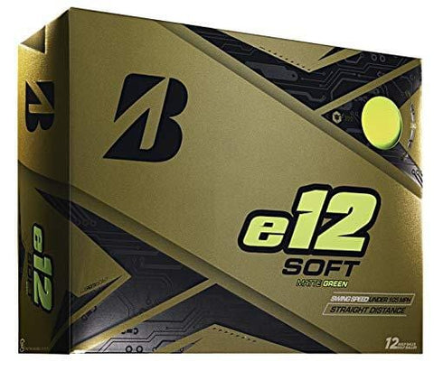 Bridgestone Golf e12 Soft Golf Balls, Matte Green (One Dozen) [product _type] Bridgestone Golf - Ultra Pickleball - The Pickleball Paddle MegaStore