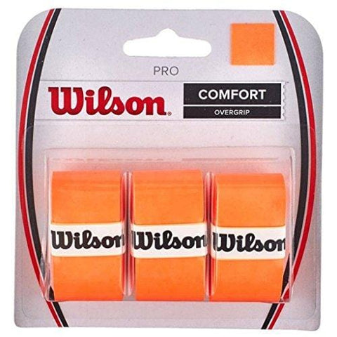 Wilson Pro Overgrip Comfort - 3 pack - Burn Orange