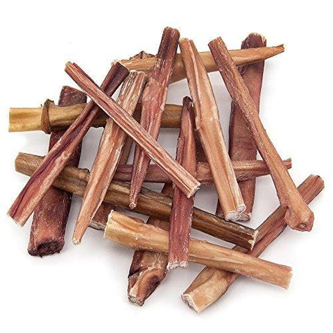 GigaBite 6 Inch Slim Odor-Free Bully Sticks (1-Pound) - USDA & FDA Certified All Natural, Free Range Beef Pizzle Dog Treat - by Best Pet Supplies