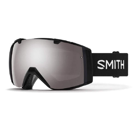 Smith Optics I/O Adult Snow Goggles - Black/Chromapop Sun Platinum Mirror/One Size