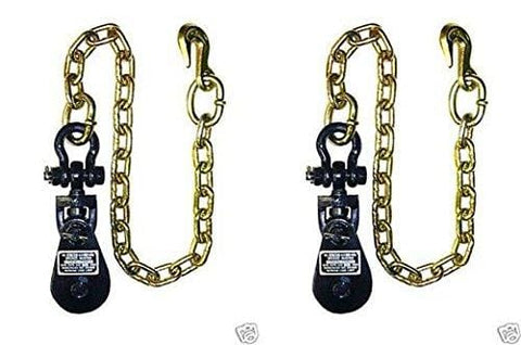 Qty. 2. Ships in 1 to 2 Business Days! BA Products 6I-2TSW30-x2 2 Ton Snatch Block with Chain for Rollback, Tow Truck, Crane, Wrecker, Equipment - Ultra Pickleball