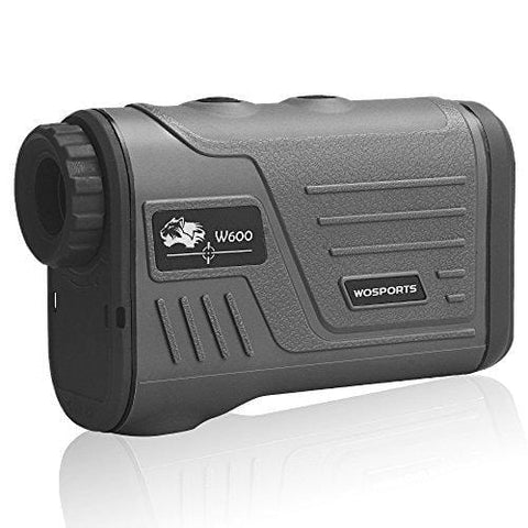 Wosports Golf Rangefinder Laser Hunting Range Finder with Flagpole Lock - Ranging - Speed Function 5-700 Yard