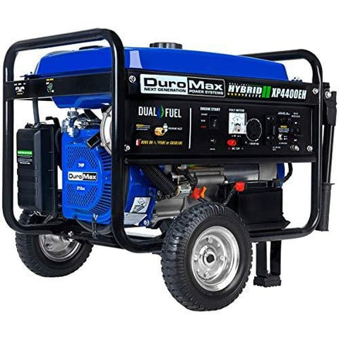 DuroMax Hybrid Dual Fuel XP4400EH 4,400-Watt Portable Generator