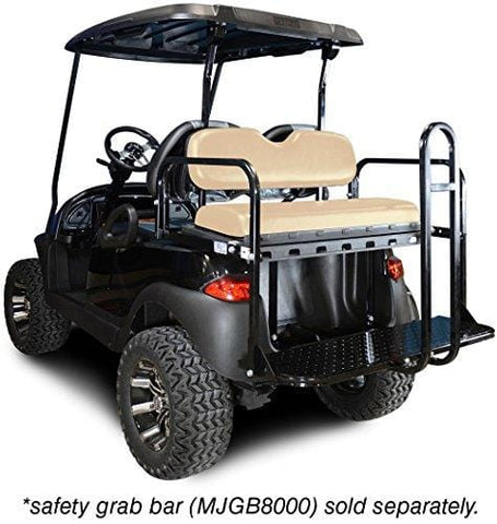 Madjax 01-001 Genesis 150 Rear Flip Seat Kit for 2004-Up Club Car Precedent Golf Carts Buff Cushions