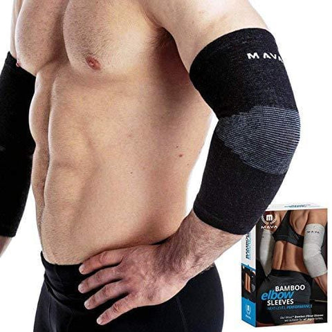 Mava Sports Elbow Sleeve Recovery Compression – Support for Workout