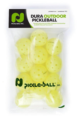 Dura Fast 40 Pickleballs | Outdoor pickleball balls | Yellow | Dozen/Pack of 12 | USAPA Approved and Sanctioned for Tournament Play, Professional Perfomance [product _type] Pickle-Ball - Ultra Pickleball - The Pickleball Paddle MegaStore