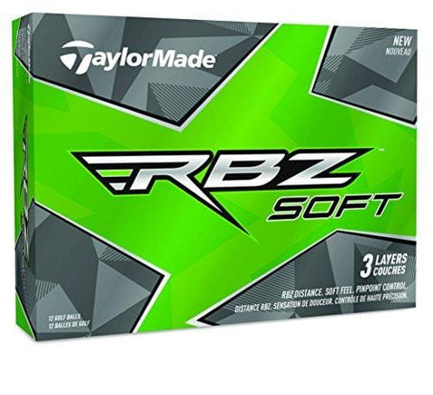 TaylorMade RBZ Soft Golf Balls, White (One Dozen)
