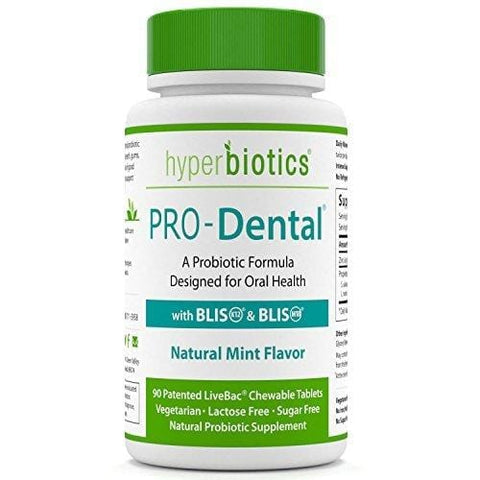 PRO-Dental: Probiotics for Oral & Dental Health-Freshens Breath at Its Source-Top Oral Probiotic Strains Including S. salivarius BLIS K12 & BLIS M18-Sugar Free (Chewable)-90 Day Supply
