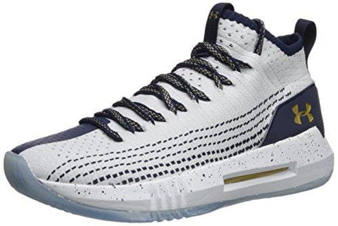 Under Armour Men's Heat Seeker Basketball Shoe, White (104)/Midnight Navy, 11