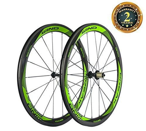 Sunrise Bike Carbon Fiber Road Wheelset Clincher Wheels 50mm Depth R13 Hub Decal Bicycle Rims
