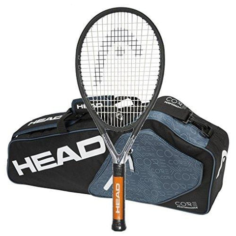 Head Ti.S6 STRUNG Tennis Racquet with 3 Racquet Bag (4-3/8)