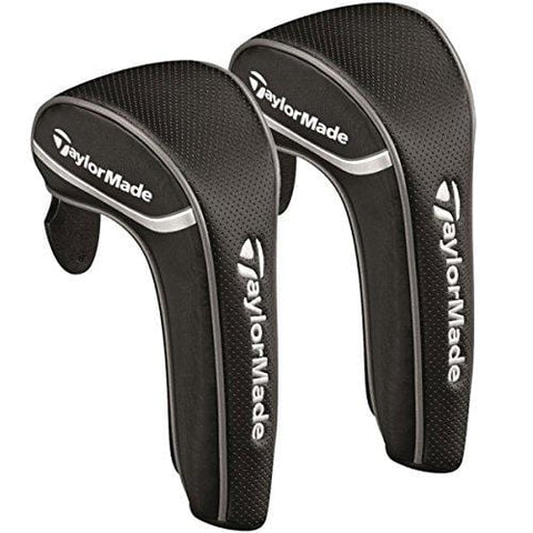 TaylorMade Golf 2016 Black Universal Club Headcovers - 2 x Rescue/Hybrid