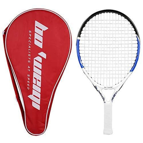 Fostoy Junior Tennis Racket, Tennis Racquet Kids Racket with Storage Bag Perfect for Boys&Girls Sports Training(19.7in) (red)