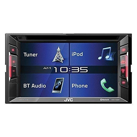 JVC KWV140BT Double Din BT in-Dash DVD/CD/Am/FM Car Stereo W/6.2 Touchscreen
