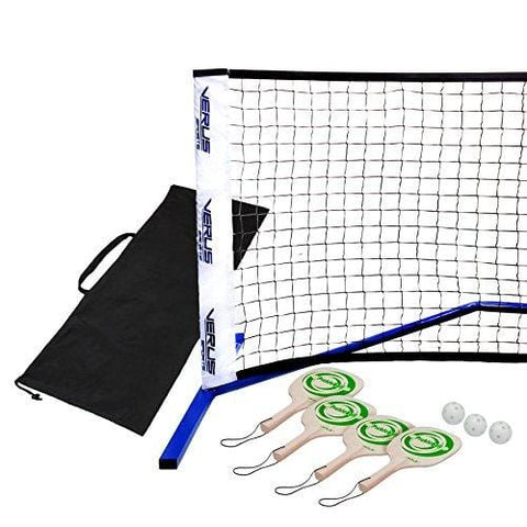Verus Sports TG425 Professional Portable Pickle Ball Net Set with Paddles & Balls, Blue
