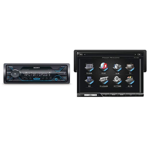Sony DSXA415BT Digital Media Receiver with Bluetooth & Satellite Radio with Detachable 7-Inch Oversize LCD Touchscreen including Bluetooth 2.0