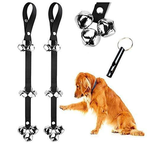 2 Pack Dog Doorbells Premium Quality Training Potty Great Dog Bells Adjustable Door Bell Dog Bells for Potty Training Your Puppy the Easy Way - Premium Quality - 7 Extra Large Loud 1.4 DoorBells