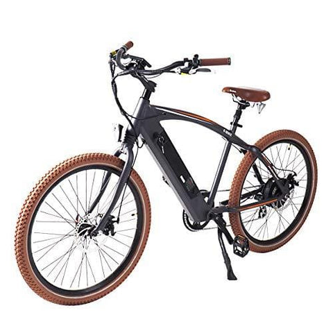 ONWAY 36v Ebike 26 Inch 500w Fat Beach Electric Cruiser Bike with LCD Display for Men